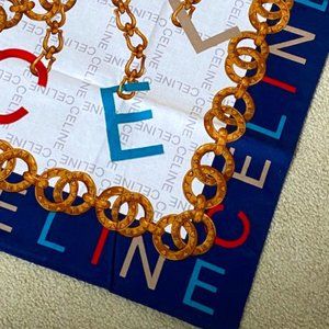 Celine Monogram Silk Scarf